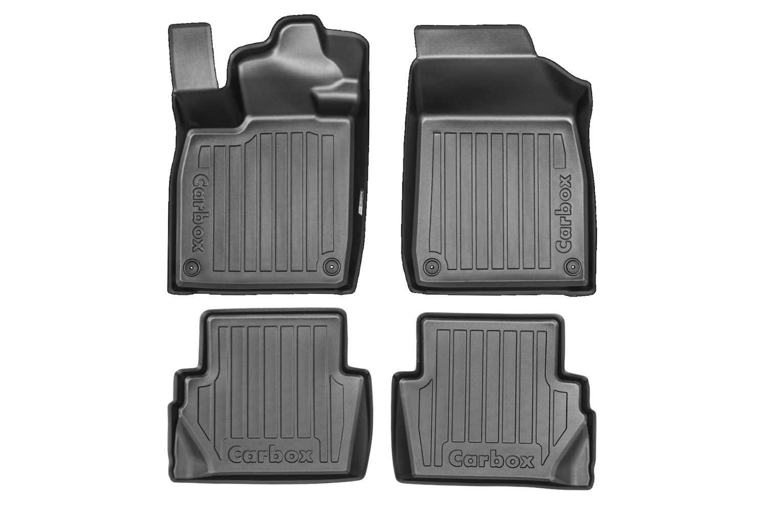 Car mats suitable for Hyundai Ioniq 5 (NE) 2021-present Carbox Floor PE rubber - front + rear set