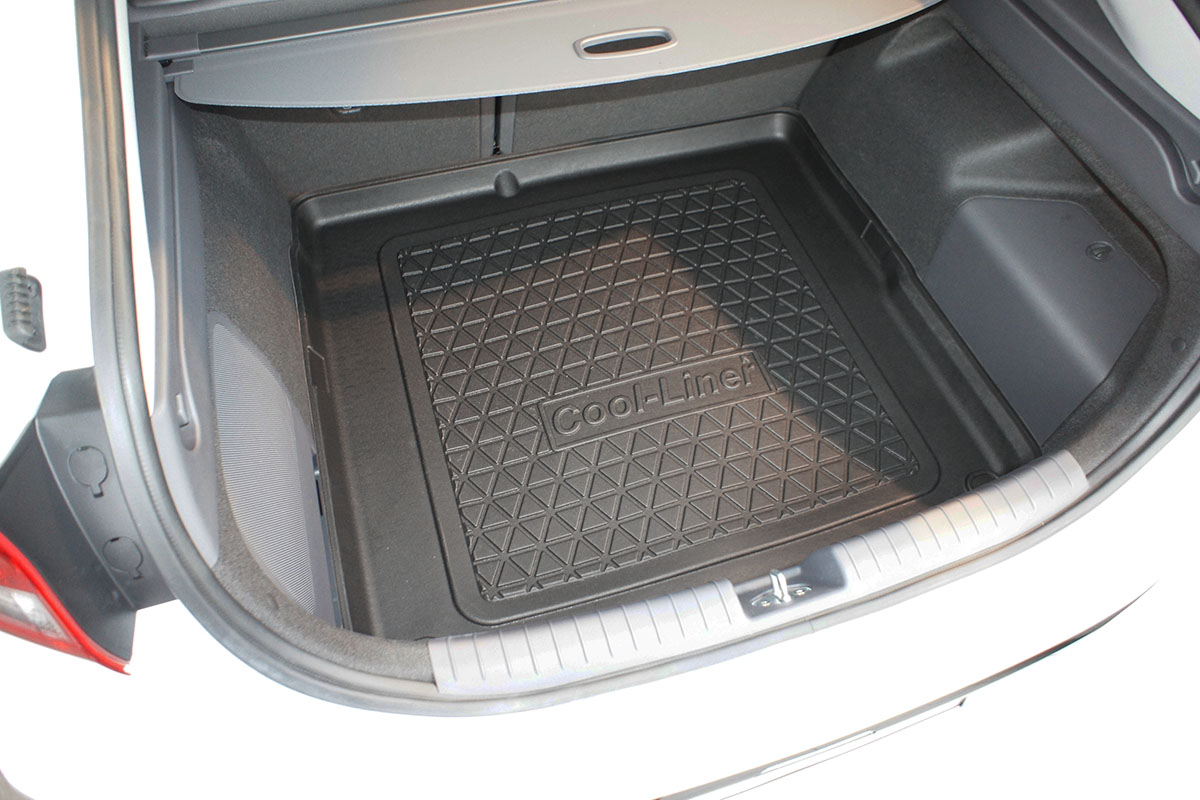 Boot mat suitable for Hyundai Ioniq 2016-2022 5-door hatchback Cool Liner anti slip PE/TPE rubber