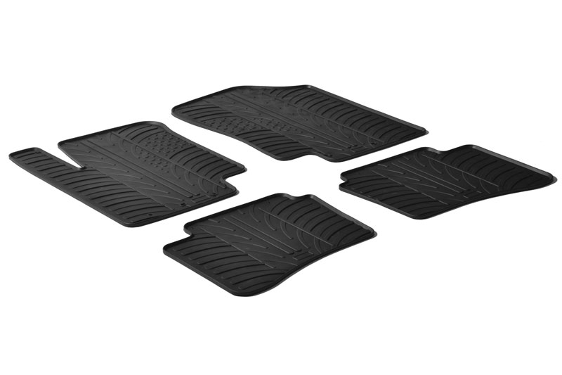 Car mats suitable for Hyundai i20 (PB) 2009-2014 3 & 5-door hatchback Rubbasol rubber