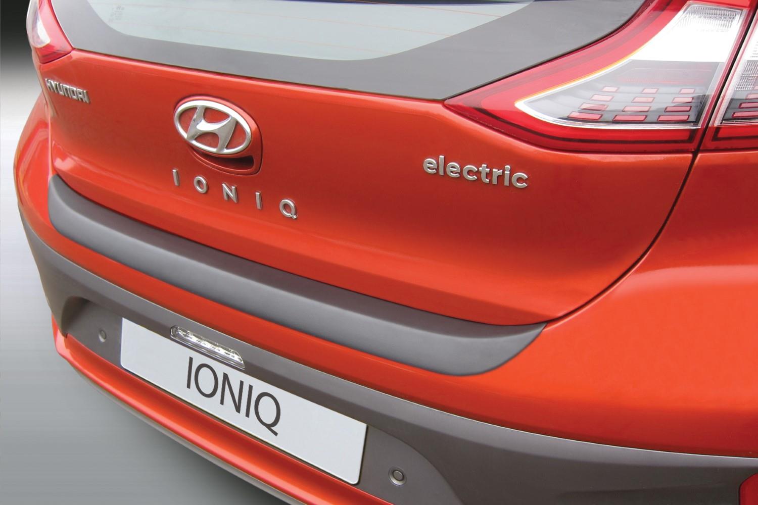 Bumperbeschermer geschikt voor Hyundai Ioniq 2016-2022 5-deurs hatchback ABS - matzwart