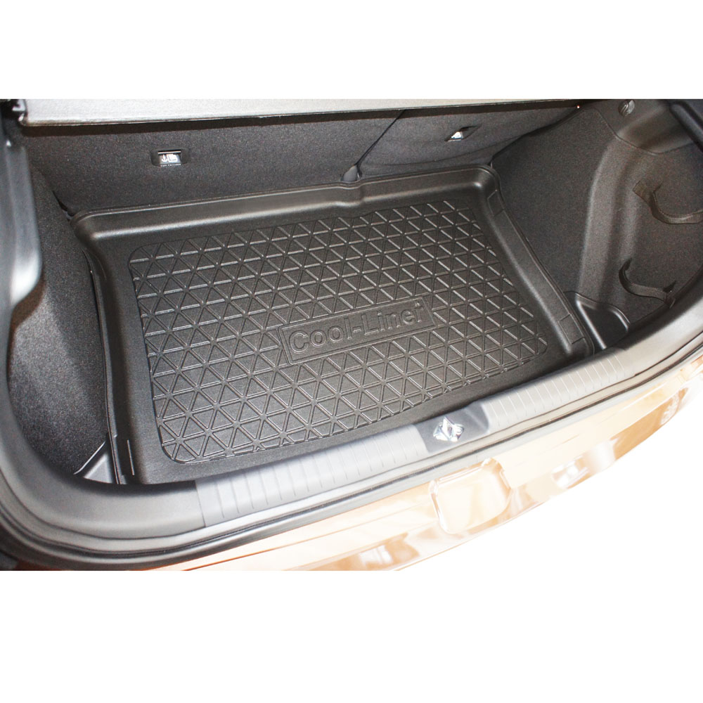 Boot mat suitable for Hyundai i20 (GB) 2014-2020 5-door hatchback Cool Liner anti slip PE/TPE rubber
