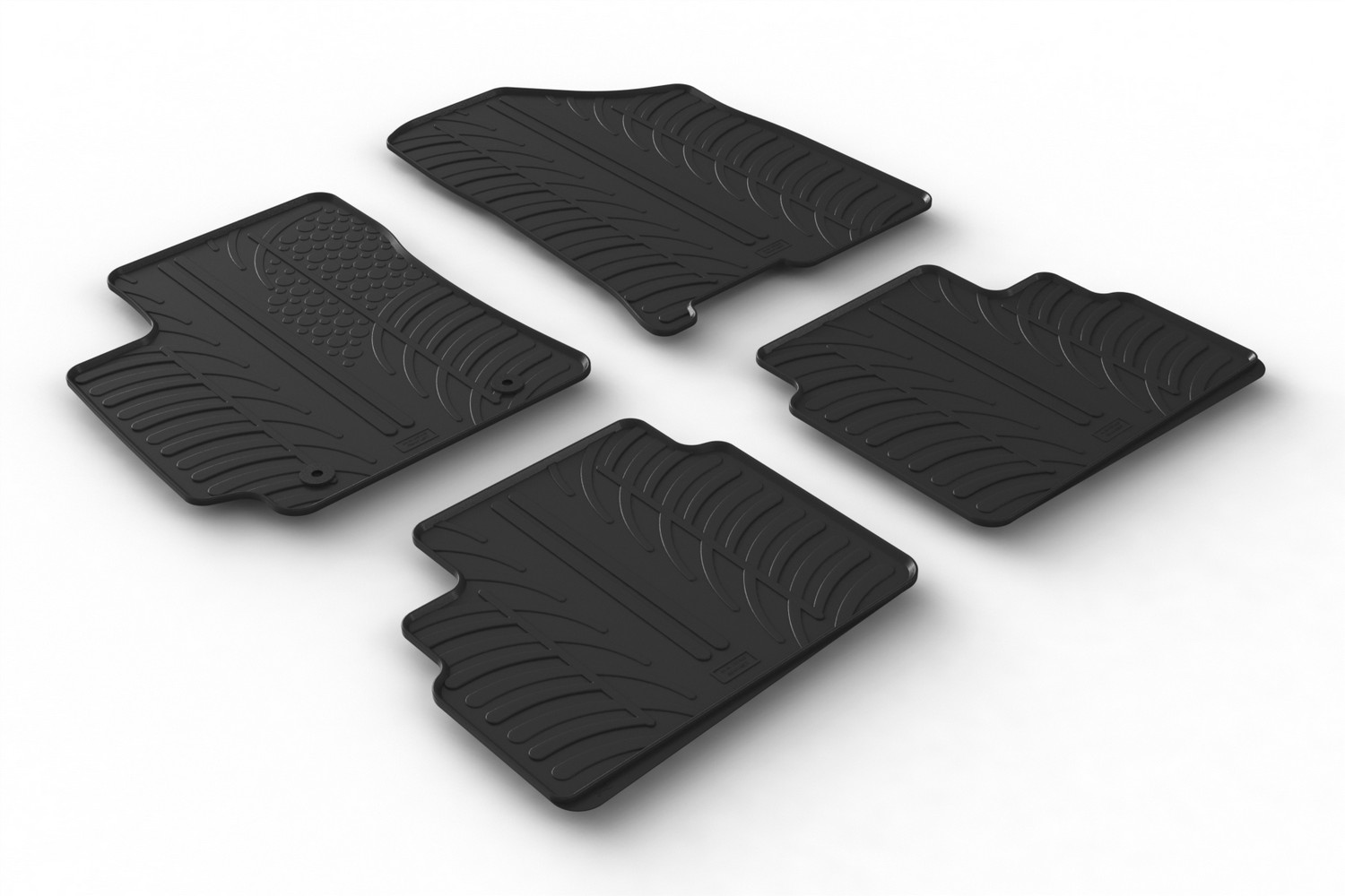 Car mats suitable for Hyundai Kona (SX2) 2023-present Rubbasol rubber