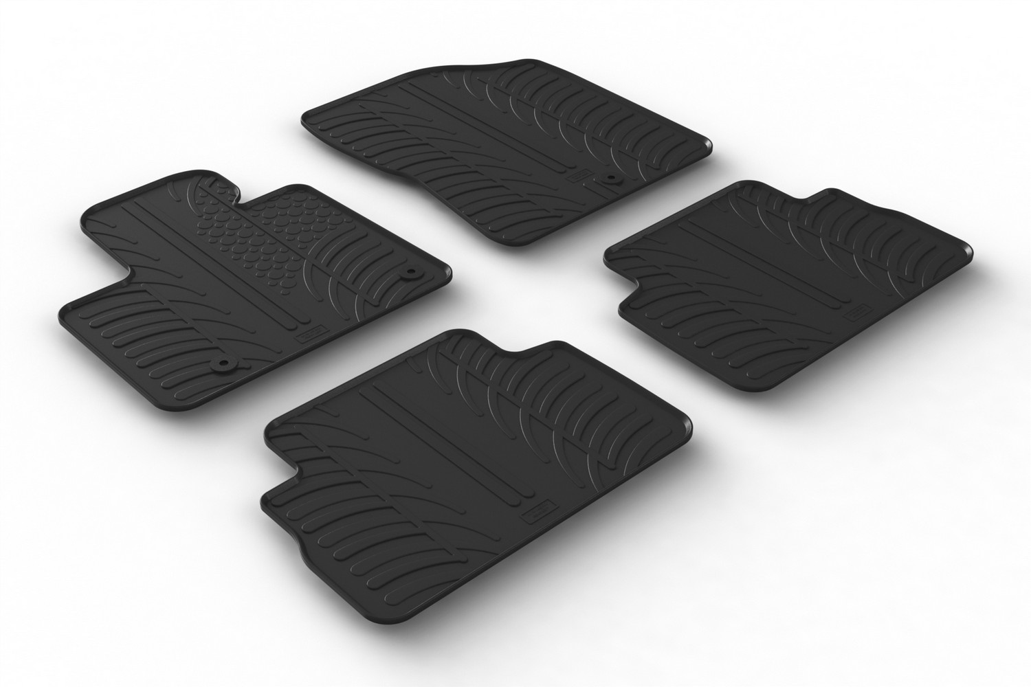 Car mats suitable for Hyundai Santa Fe (TM) 2020-present Rubbasol rubber