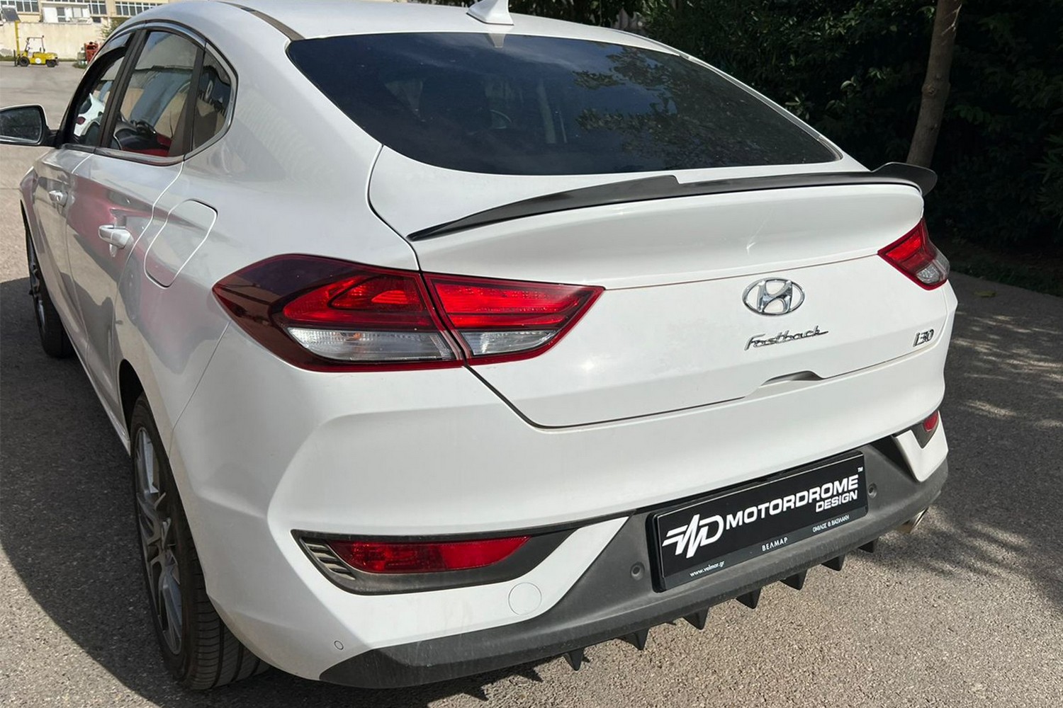 Boot spoiler lip suitable for Hyundai i30 Fastback (PD) 2018-present 5-door hatchback