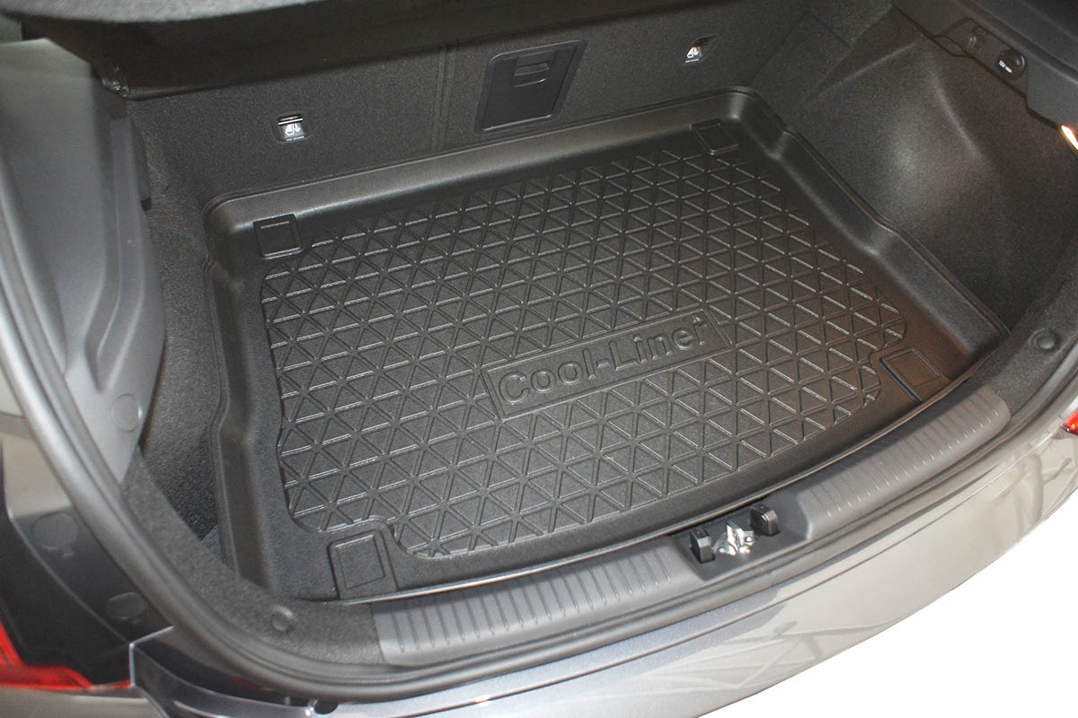 Boot mat suitable for Hyundai i30 (PD) 2017-present 5-door hatchback Cool Liner anti slip PE/TPE rubber