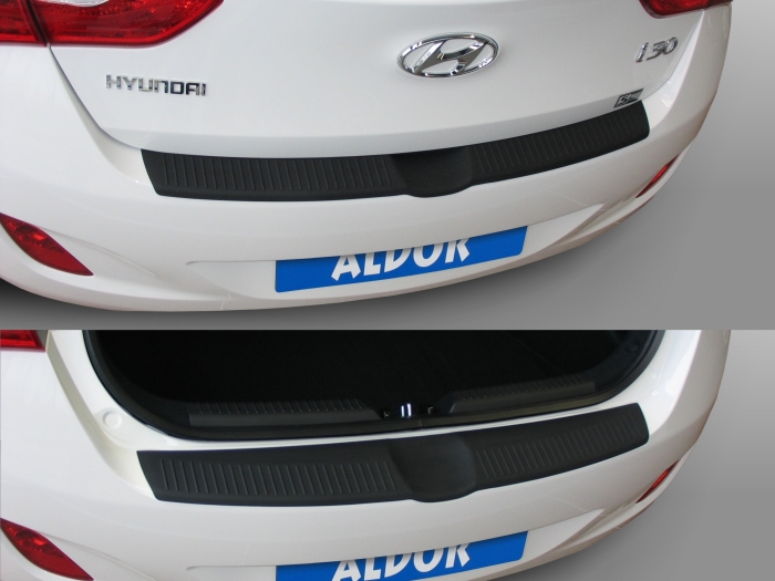 Einstiegsleisten Hyundai i30 (GD) Edelstahl - Carbon Folie