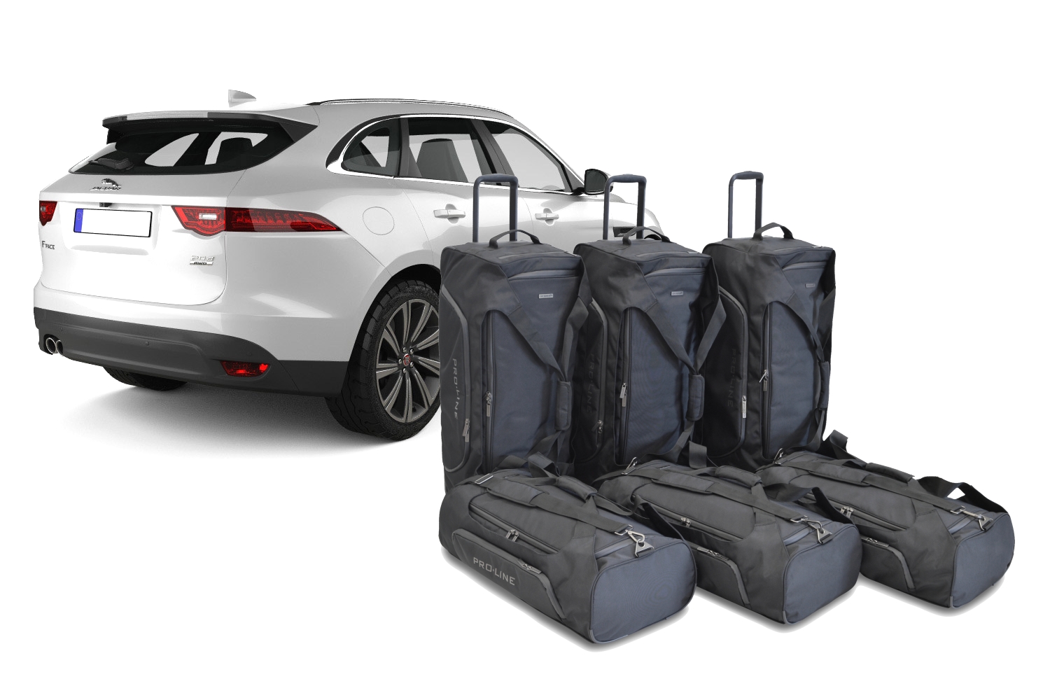 Travel bag set suitable for Jaguar F-Pace 2016-present Pro.Line