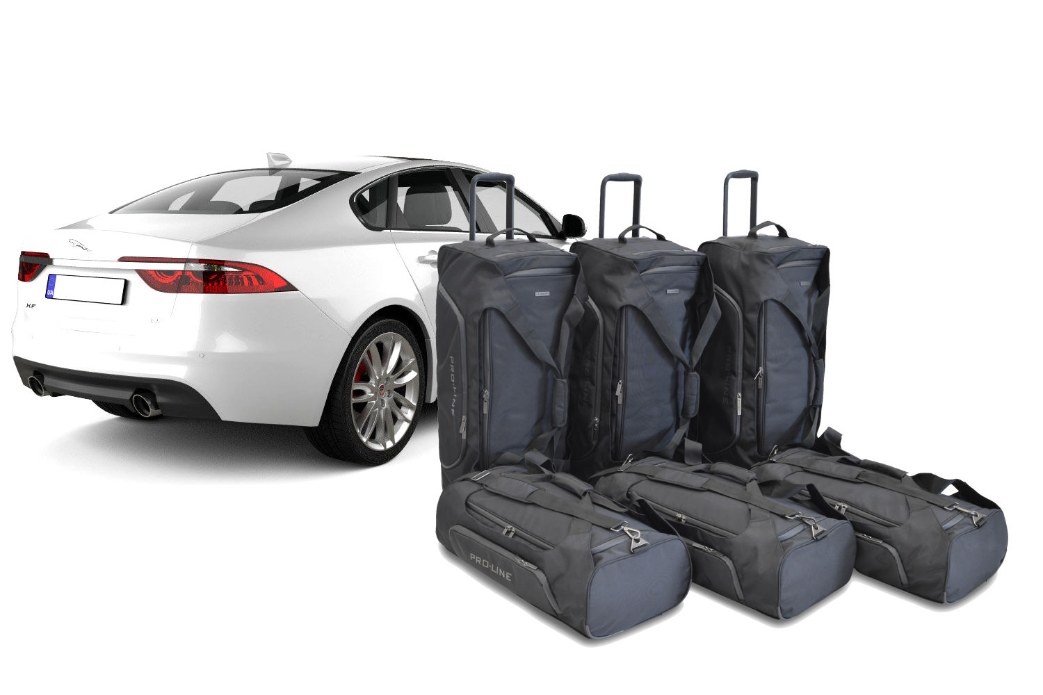 Travel bag set suitable for Jaguar XF (X260) 2015-present 4-door saloon Pro.Line