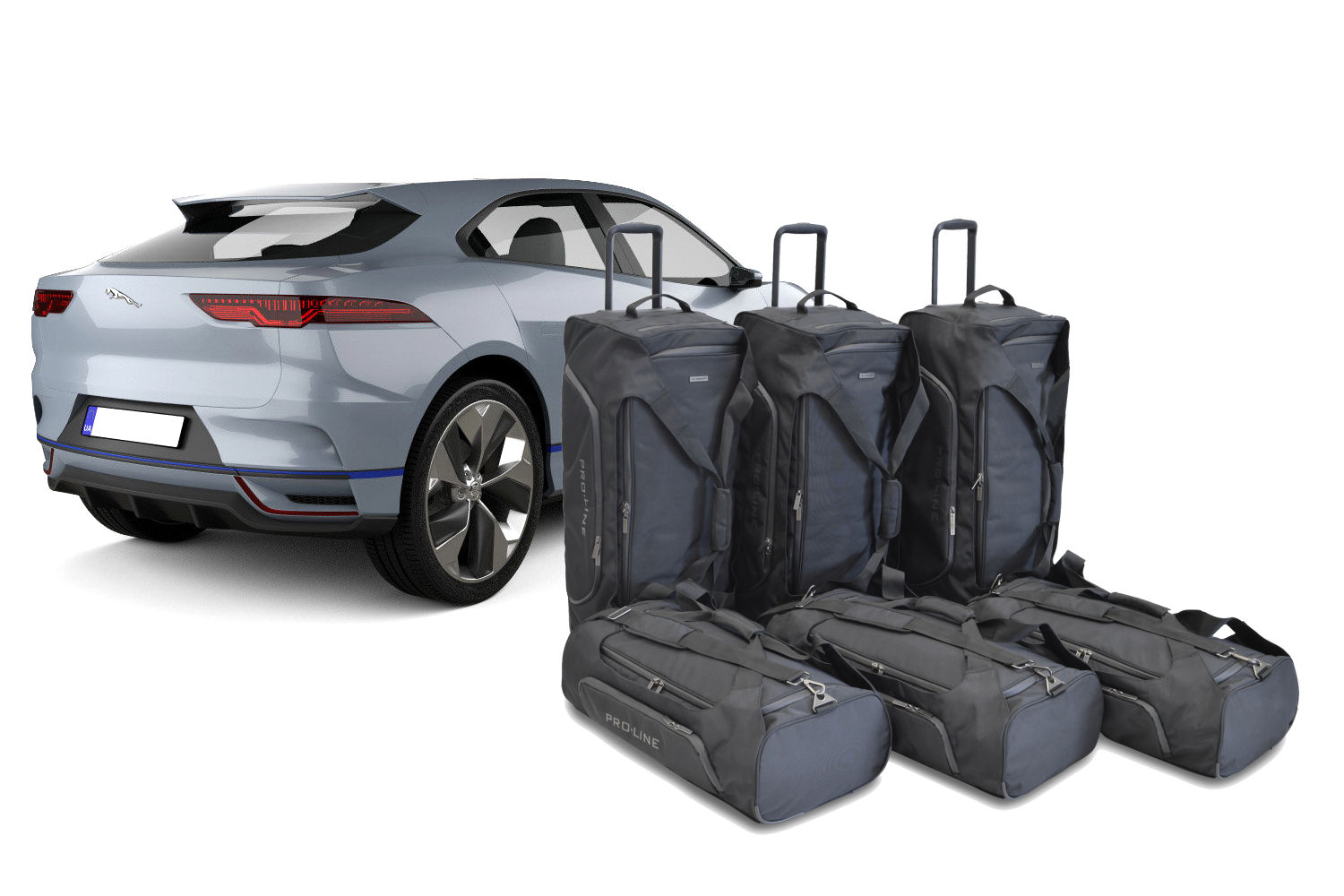 Travel bag set suitable for Jaguar I-Pace 2018-present Pro.Line