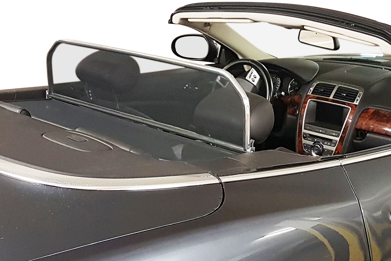 Wind deflector Jaguar XK - XKR (X150) 2006-2014 Chrome (2)