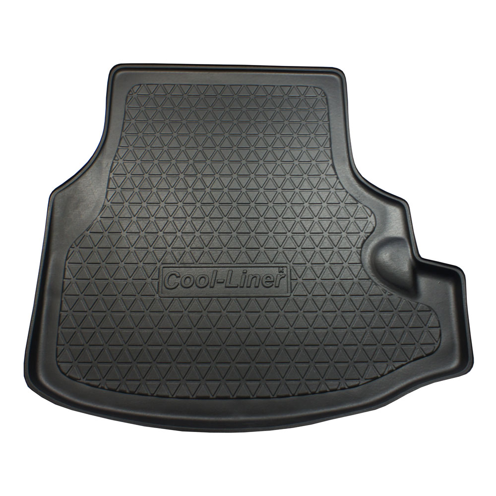 Boot mat suitable for Jaguar S-Type 2002-2008 4-door saloon Cool Liner anti slip PE/TPE rubber