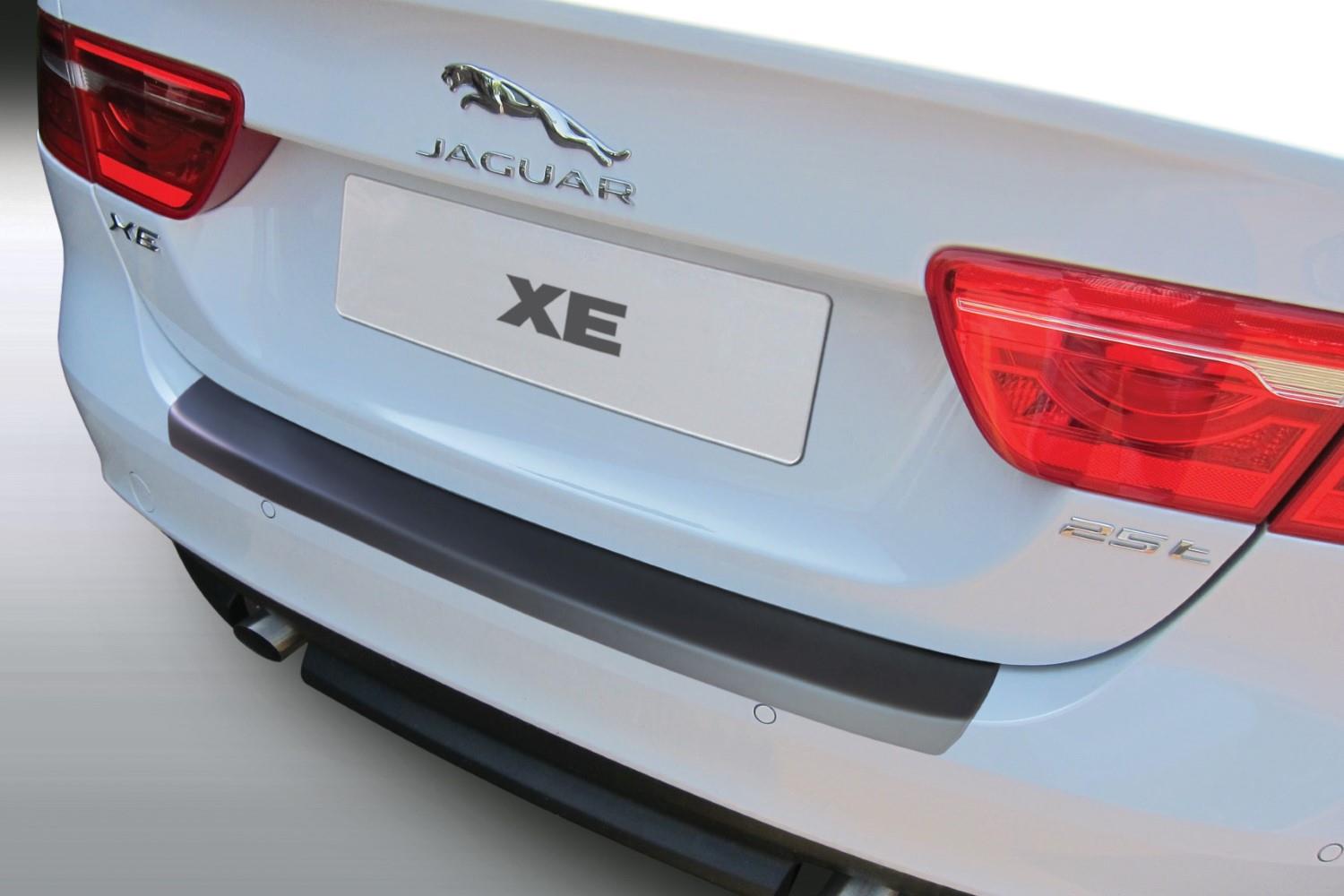 Protection de seuil de coffre convient à Jaguar XE (X760) 2015-présent 4 portes tricorps ABS - noir mat