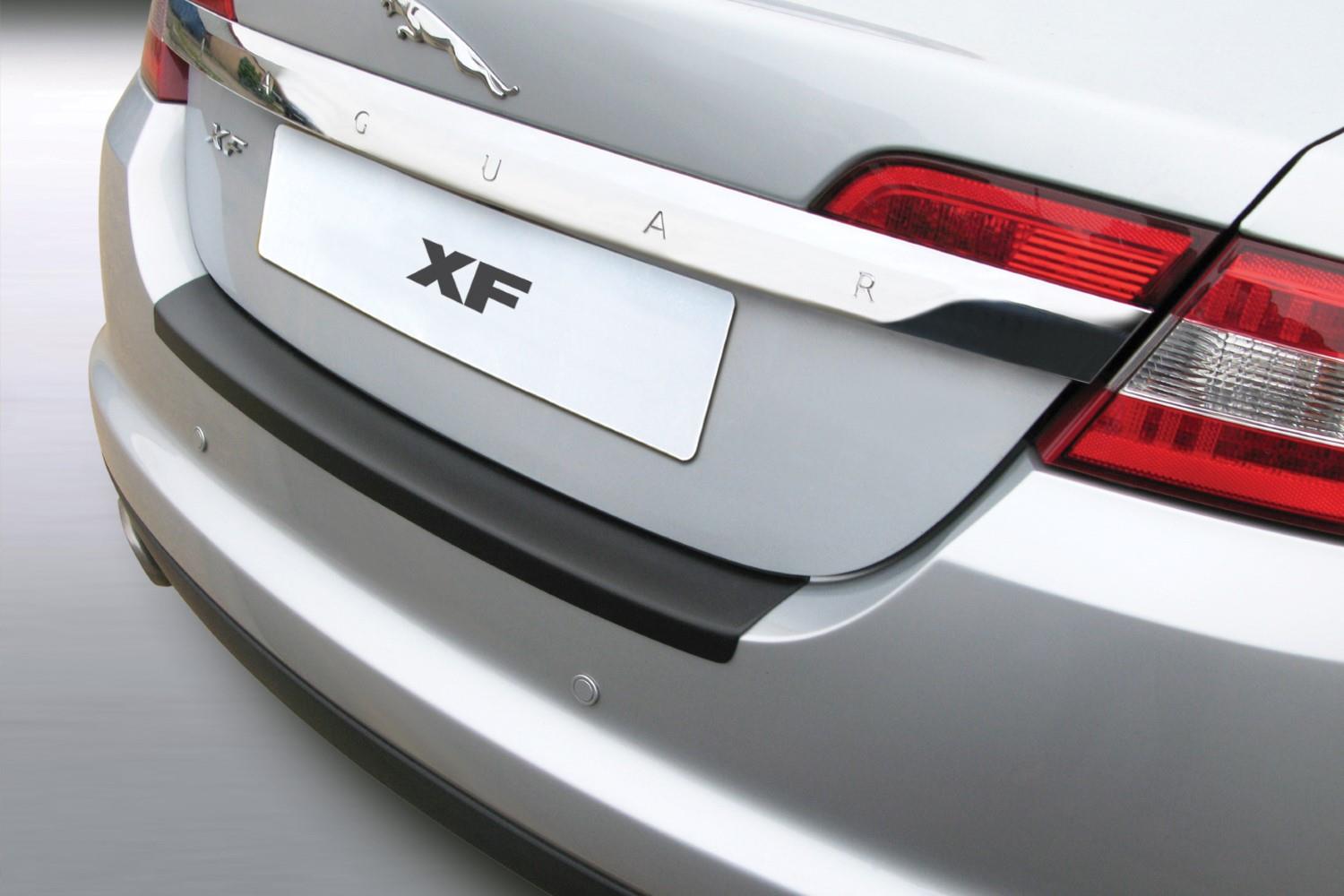 Bumperbeschermer Jaguar XF (X250) 2008-2015 4-deurs sedan ABS - matzwart