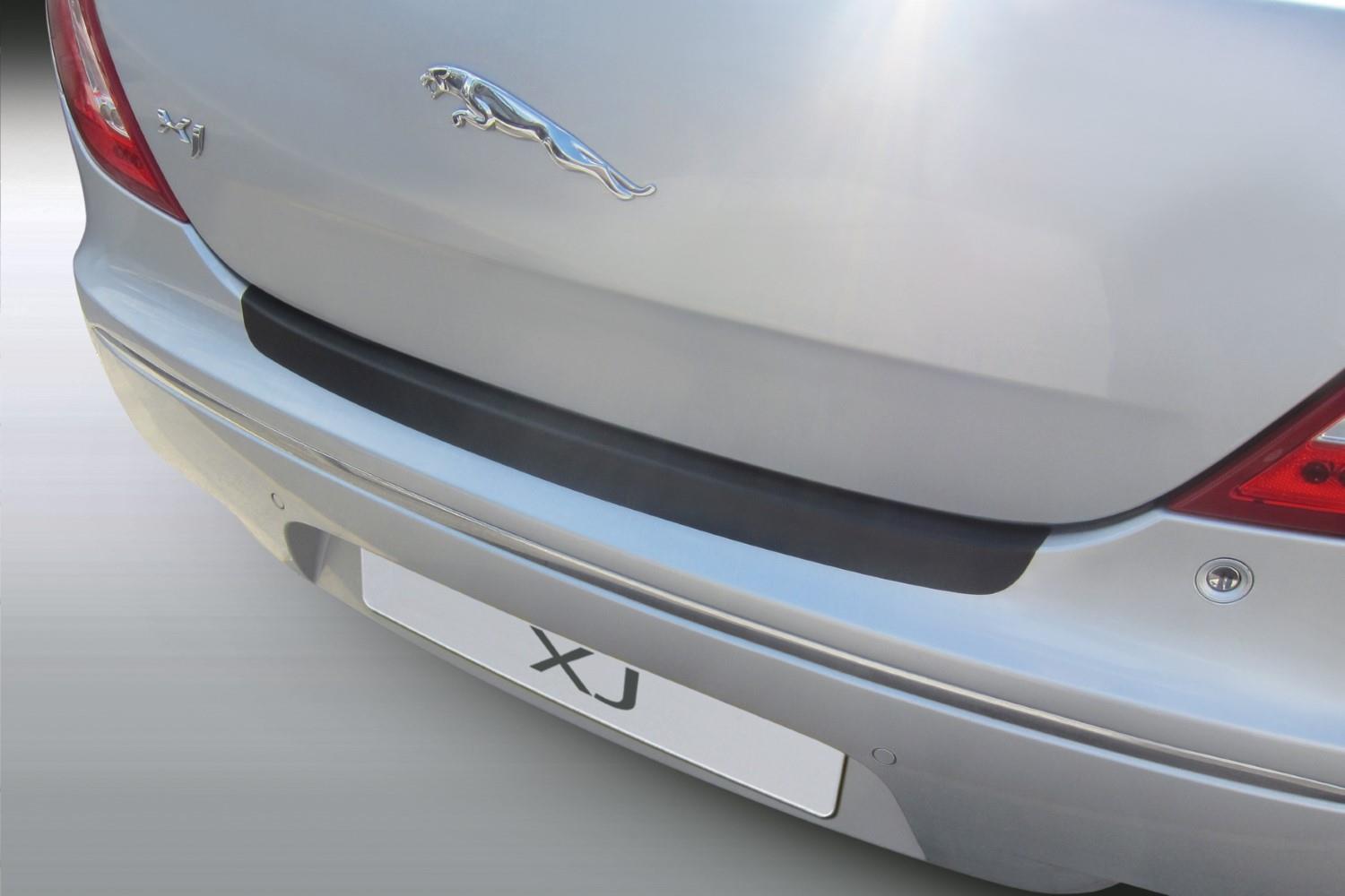 Rear bumper protector suitable for Jaguar XJ (X351) 2009-present 4-door saloon ABS - matt black