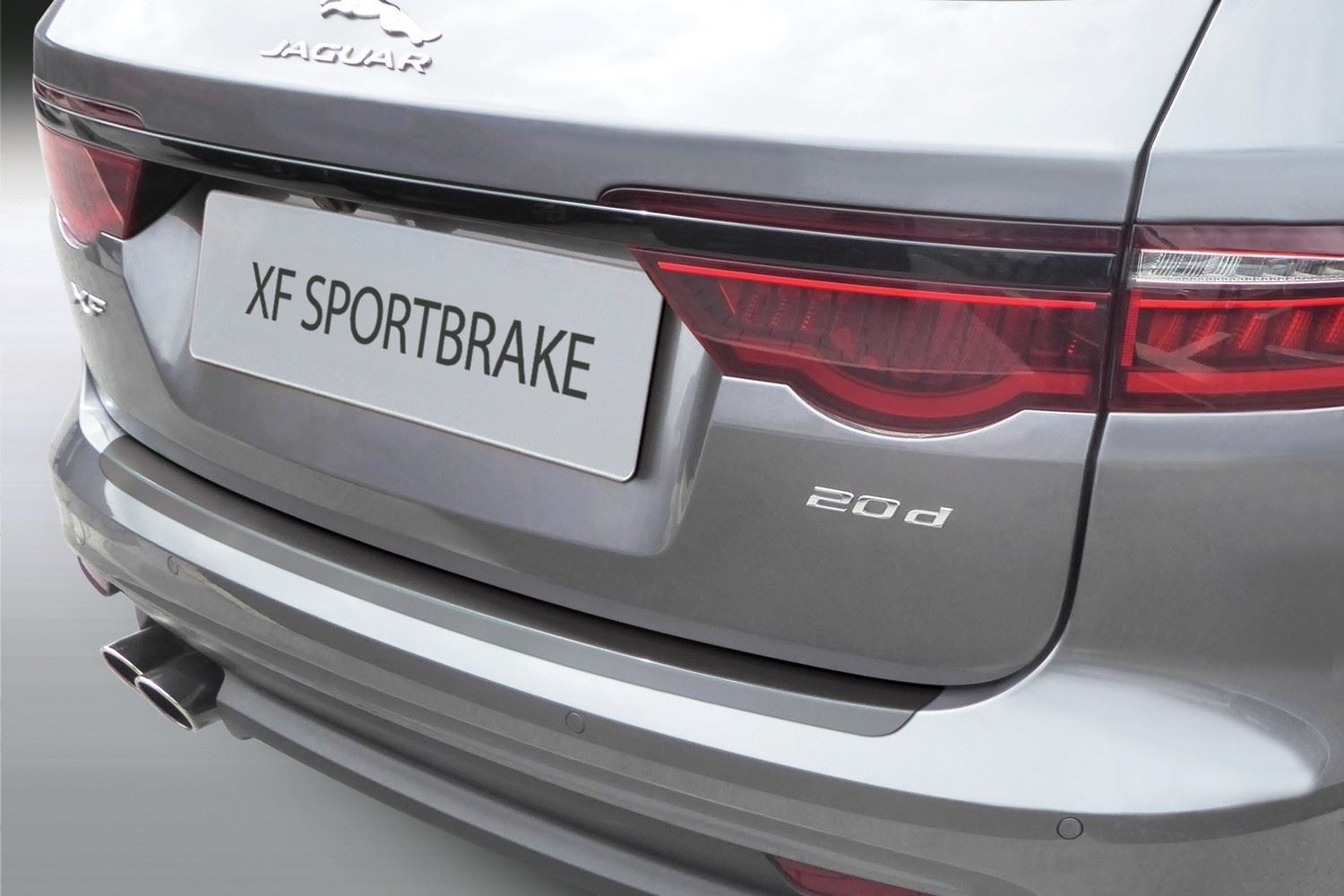 Protection de seuil de coffre Jaguar XF Sportbrake (X260) 2018-présent break ABS - noir mat