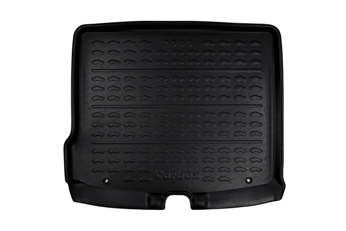 Tapis de coffre Jeep Compass (MP) 2017-présent Carbox Form PE caoutchouc - noir