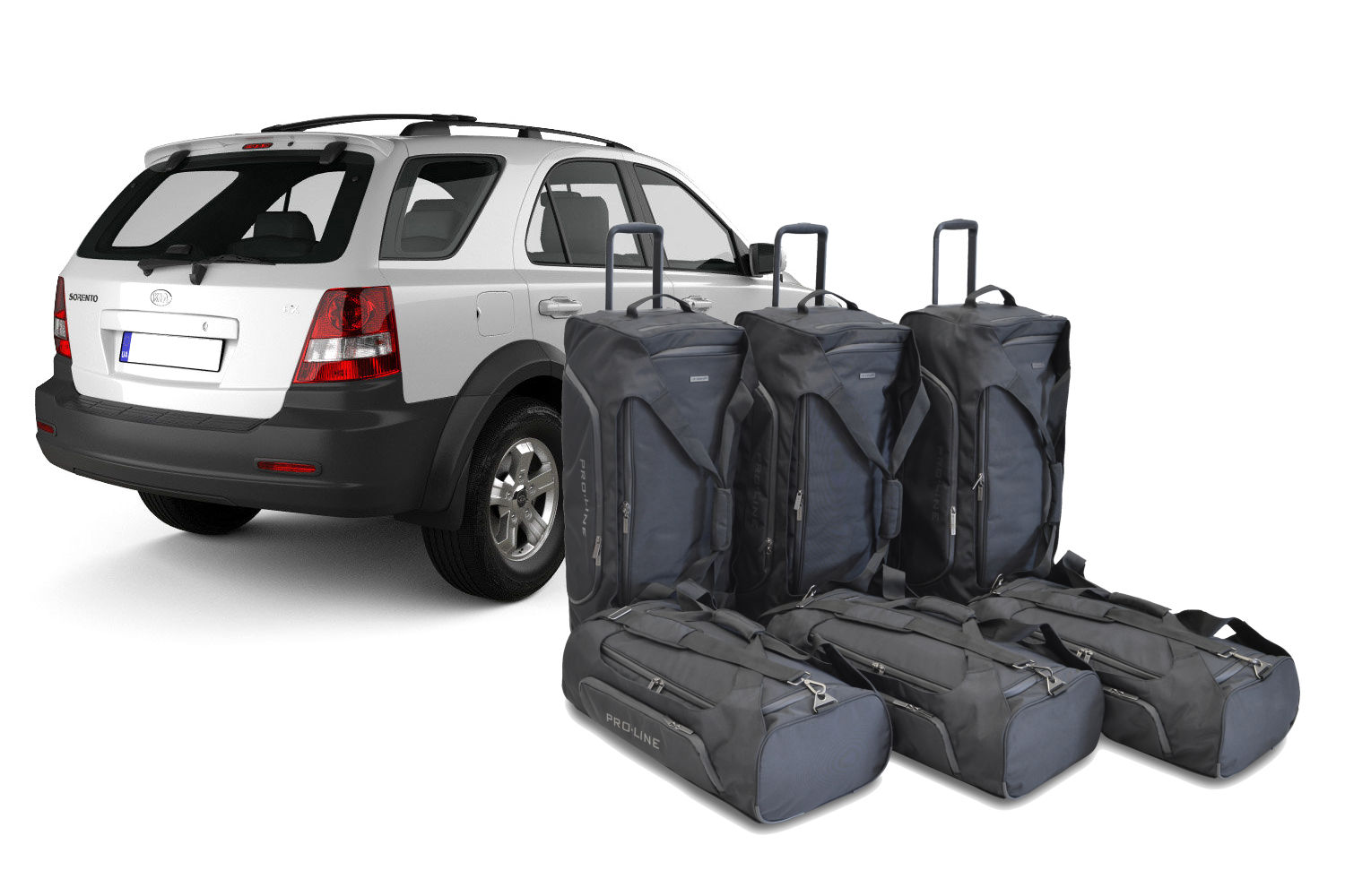 Travel bag set suitable for Kia Sorento (JC-BL) 2002-2009 Pro.Line