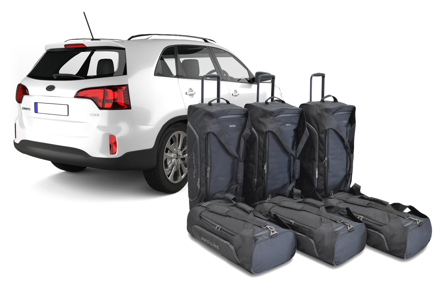 Travel bag set suitable for Kia Sorento (XM) 2009-2015 Pro.Line