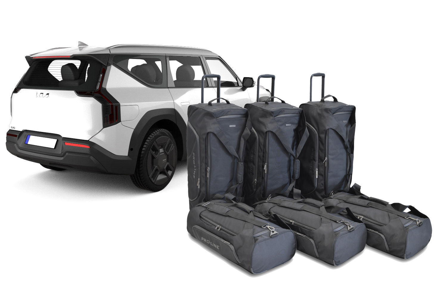 Set de sacs de voyage convient à Kia EV9 2023-présent Pro.Line