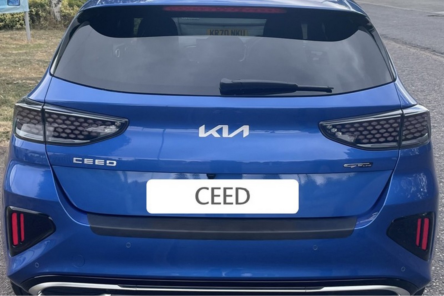 Bumperbeschermer geschikt voor Kia Ceed (CD) 2021-heden 5-deurs hatchback ABS - matzwart