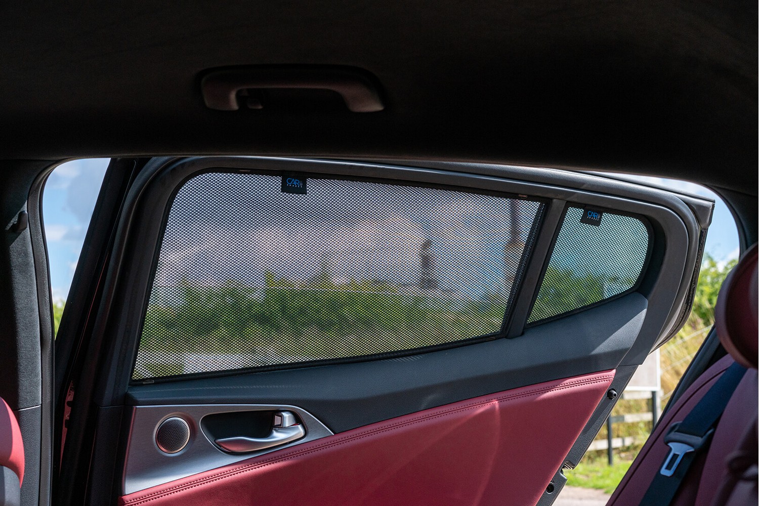 Sun shades suitable for Kia Stinger (CK) 2017-present 5-door hatchback Car Shades - rear side doors