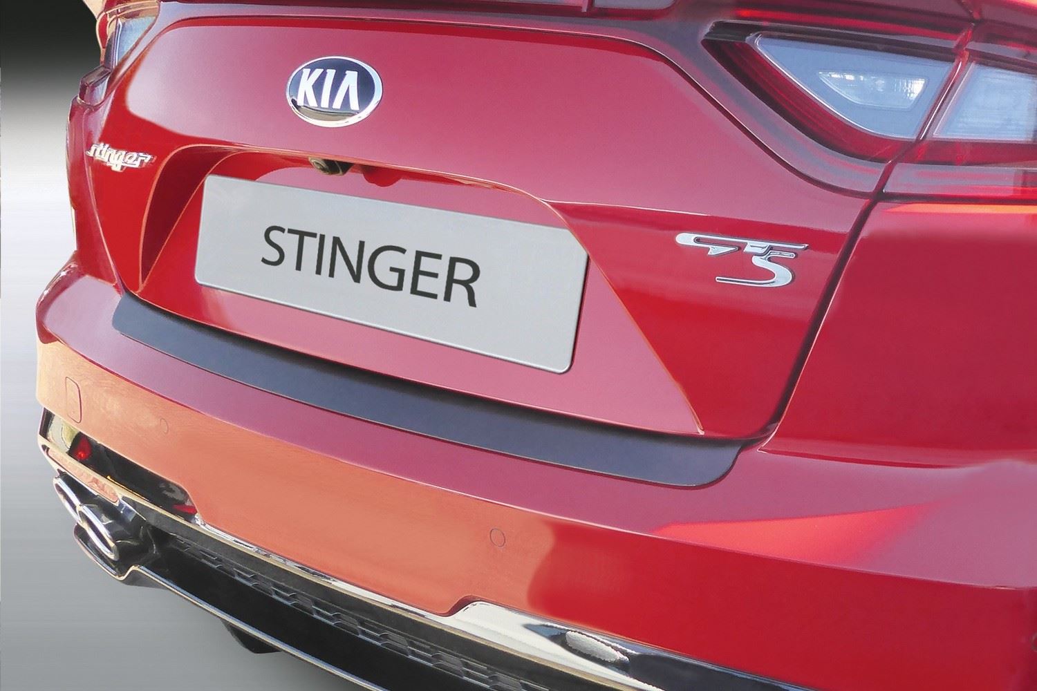 Bumperbeschermer geschikt voor Kia Stinger (CK) 2017-heden 5-deurs hatchback ABS - matzwart