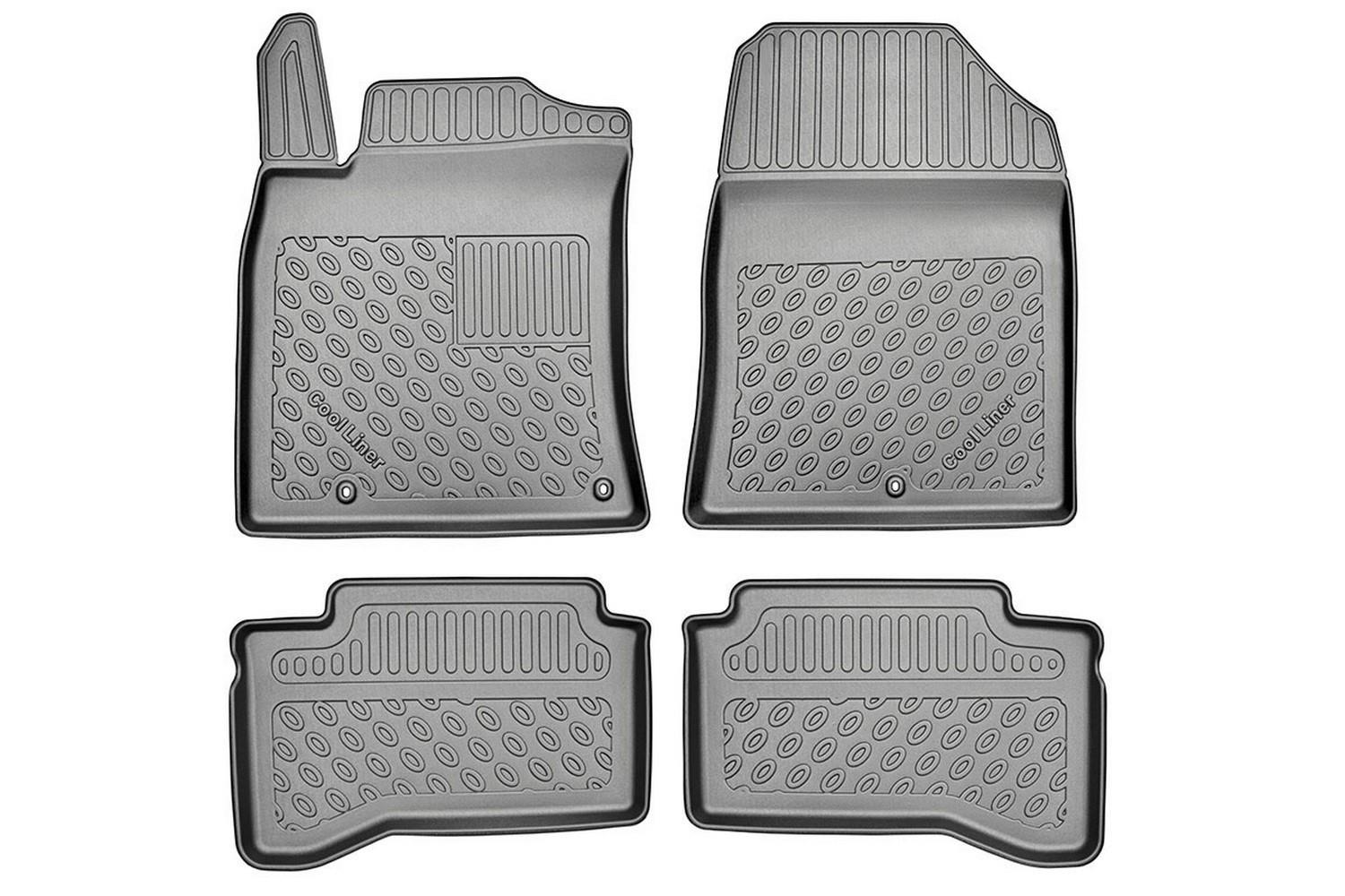 Car mats suitable for Kia XCeed 2019-present Cool Liner PE/TPE rubber