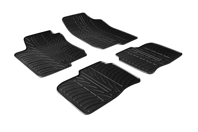 Car mats suitable for Kia Cee'd (ED) 2006-2012 5-door & wagon Rubbasol rubber