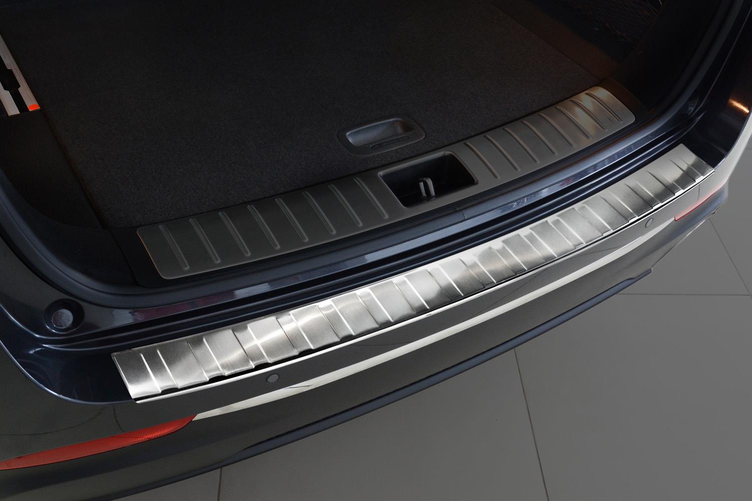 Bumperbeschermer geschikt voor Kia Optima Sportswagon (JF) 2016-2020 wagon RVS geborsteld