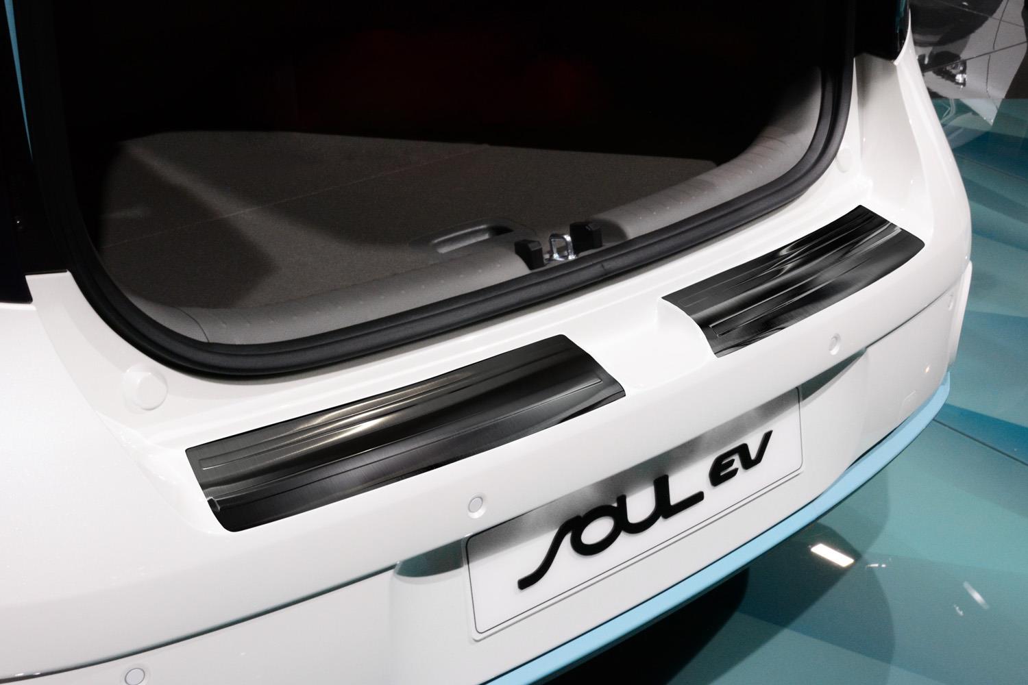 Bumperbeschermer geschikt voor Kia Soul II (PS) EV 2014-2019 5-deurs hatchback RVS geborsteld antraciet