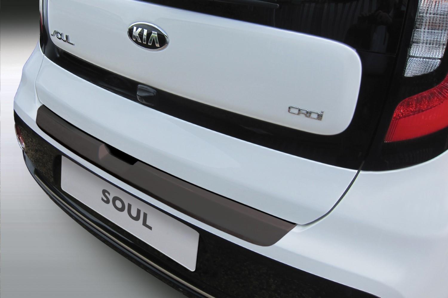 Bumperbeschermer geschikt voor Kia Soul II (PS) 2016-2019 ABS - matzwart