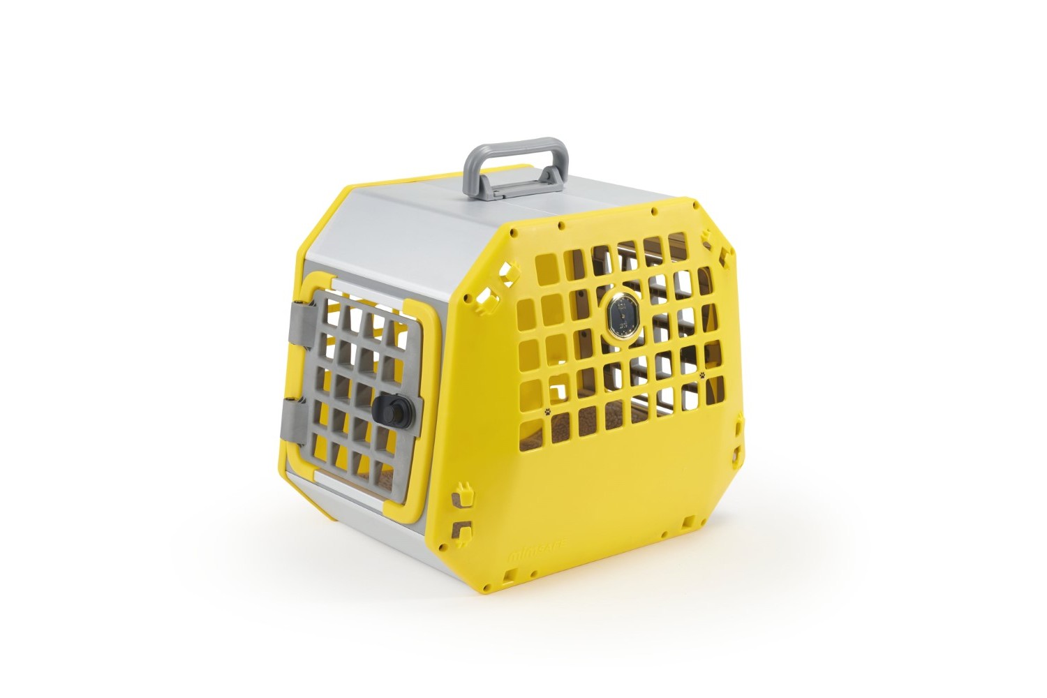 Caisse de transport pour chien ou chat Kleinmetall Care2 L jaune