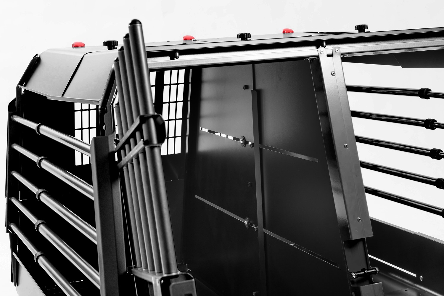 Kleinmetall VarioCage Black Edition double dog crate - Hundebox - hondenbench - cage pour chien (4) Kleinmetall VarioCage Black Edition double dog crate - Hundebox - hondenbench - cage pour chien (4)