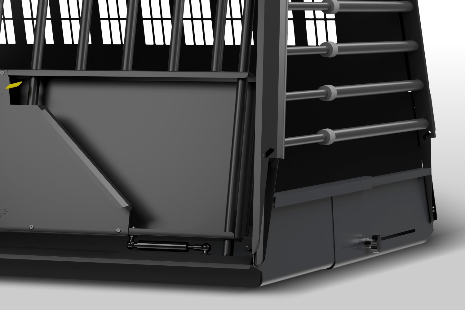 Kleinmetall VarioCage Black Edition double dog crate - Hundebox - hondenbench - cage pour chien (6) Kleinmetall VarioCage Black Edition double dog crate - Hundebox - hondenbench - cage pour chien (6)