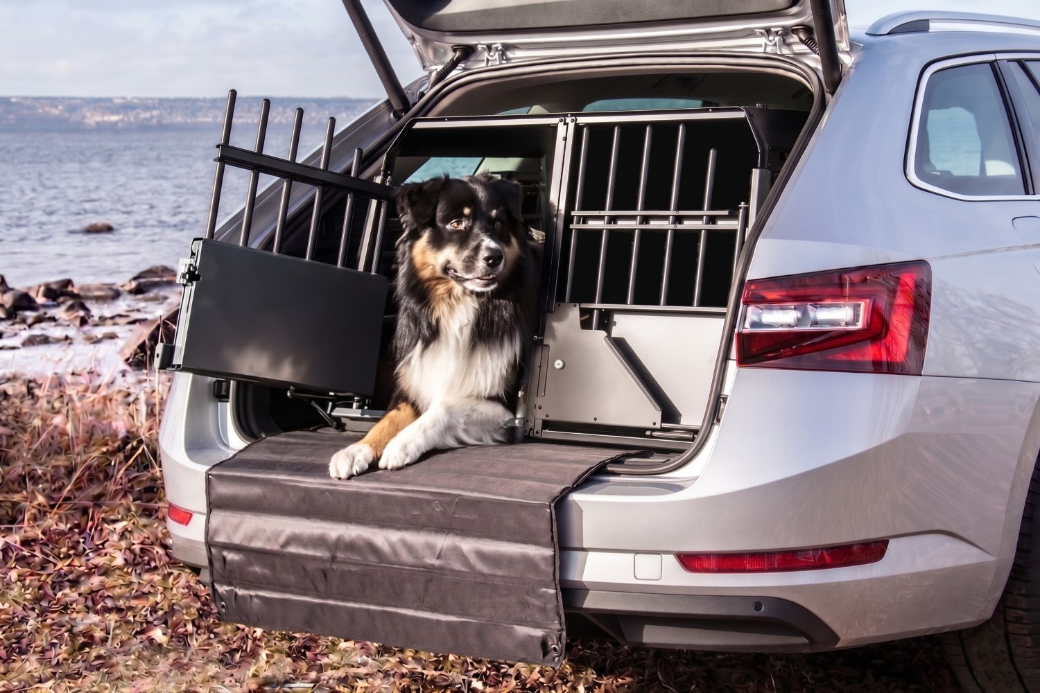 Kleinmetall VarioCage Black Edition double dog crate - Hundebox - hondenbench - cage pour chien (9) Kleinmetall VarioCage Black Edition double dog crate - Hundebox - hondenbench - cage pour chien (9)