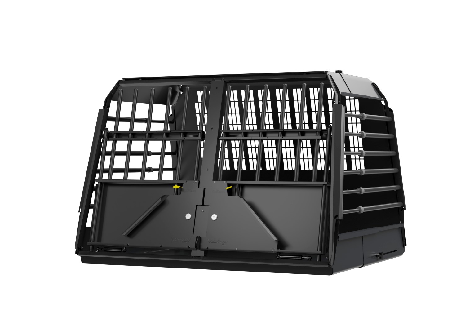 Box per cani per Toyota Auris II TS 2013-2019 station wagon Kleinmetall VarioCage Black Edition doppio M