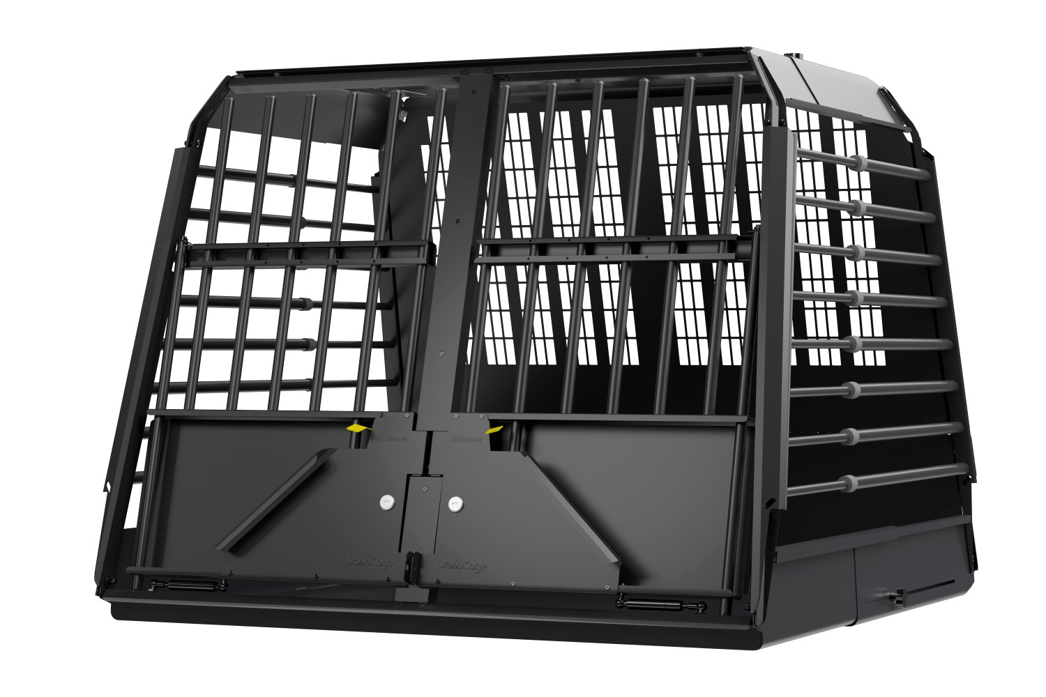 Box per cani per Volkswagen ID.Buzz 2022-presente Kleinmetall VarioCage Black Edition doppio Massimo Box per cani per Volkswagen ID.Buzz 2022-presente Kleinmetall VarioCage Black Edition doppio Massimo