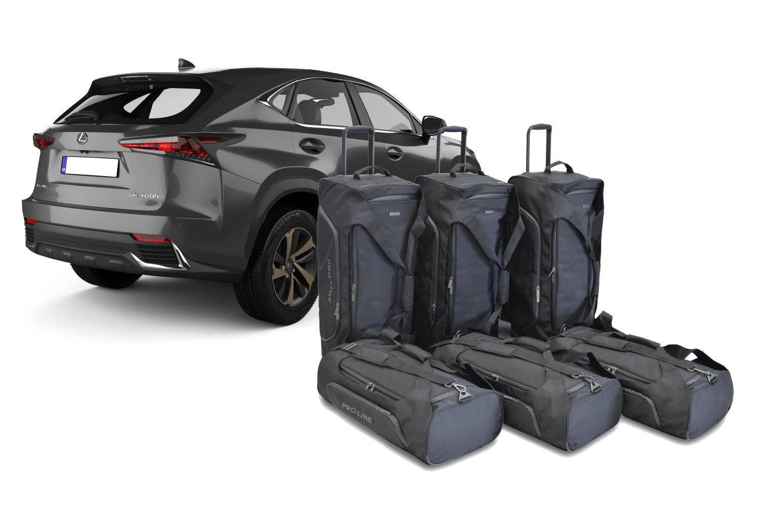 Set de sacs de voyage convient à Lexus NX I (AZ10) 2014-2021 Pro.Line