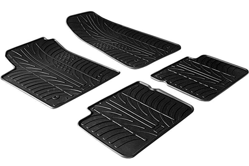 Car mats suitable for Lancia Delta III 2008-2014 5-door hatchback Rubbasol rubber