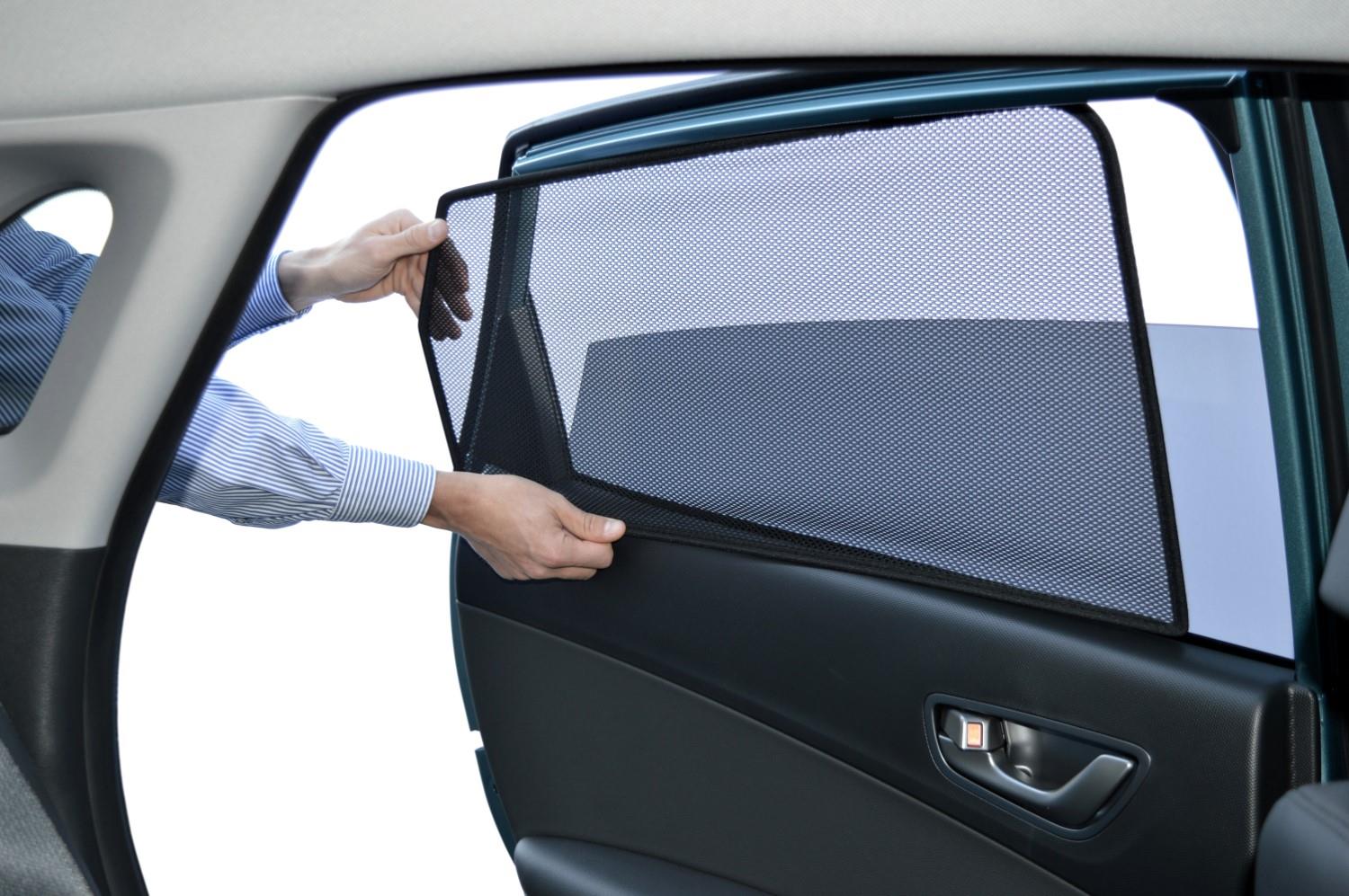 Sun shades suitable for Hyundai Tucson (TL) 2015-2020   Laser Shades - rear window + quarter windows