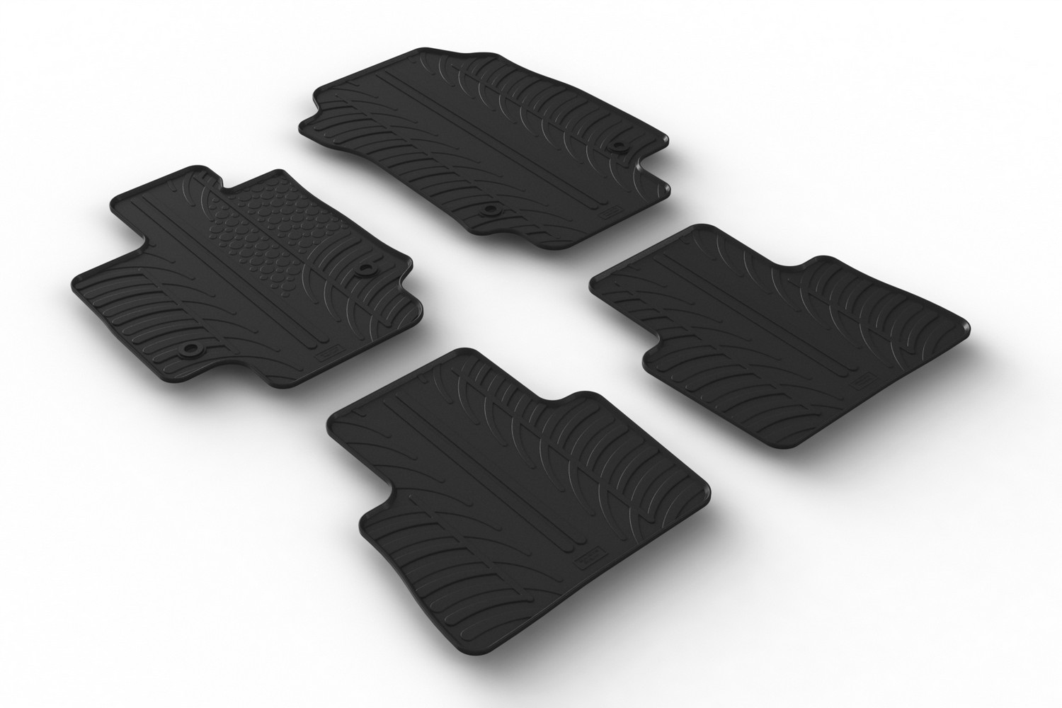 Car mats suitable for Lexus NX II (AZ20) 2021-present Rubbasol rubber