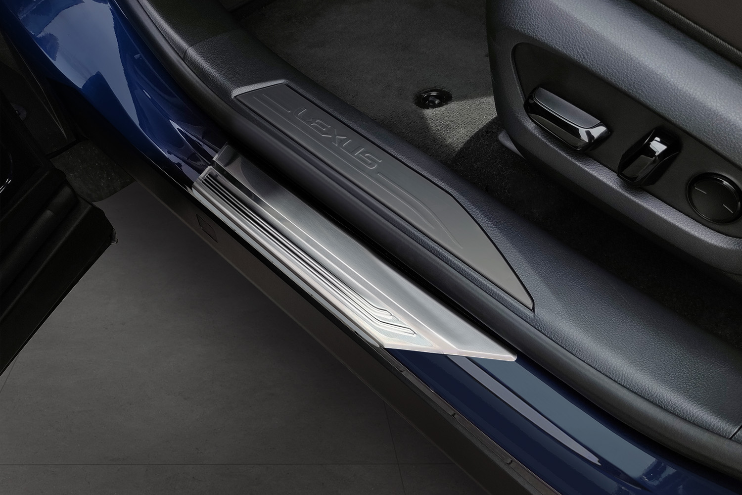 Seuils de portes Lexus RX V (AL30) 2022-présent acier inox brossé 4 pièces