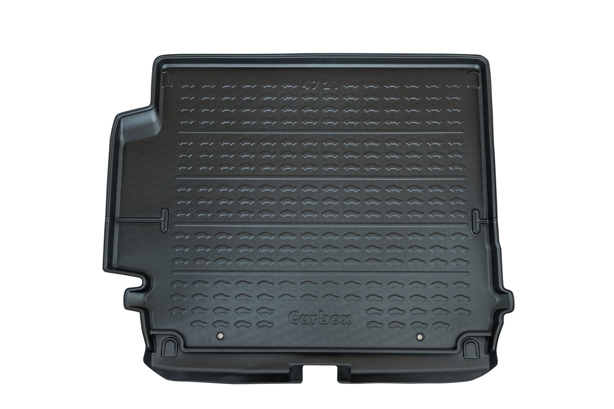 Tapis de coffre Land convient à Rover Discovery 5 2017-présent Carbox Form PE caoutchouc - noir