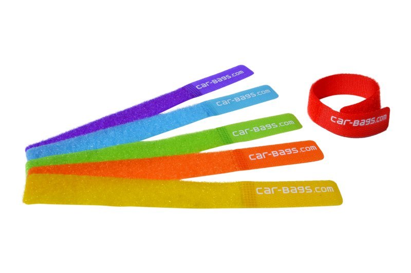 Set &eacute;tiquettes de bagages velcro