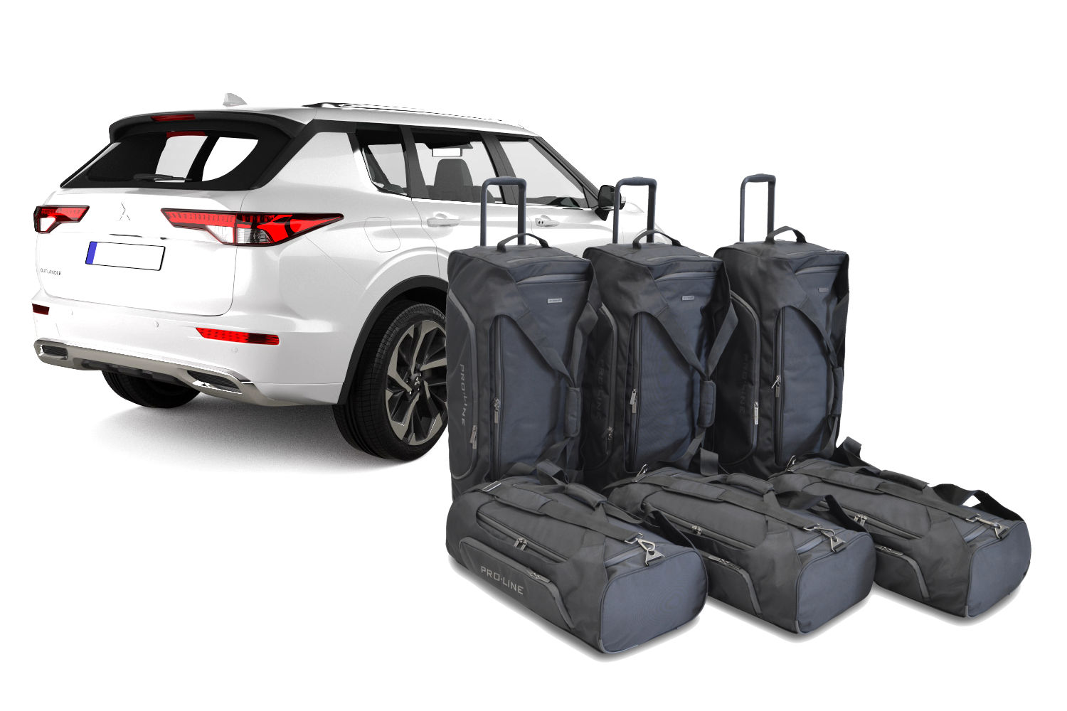 Set de sacs de voyage convient à Mitsubishi Outlander IV (GN) 2021-présent Pro.Line