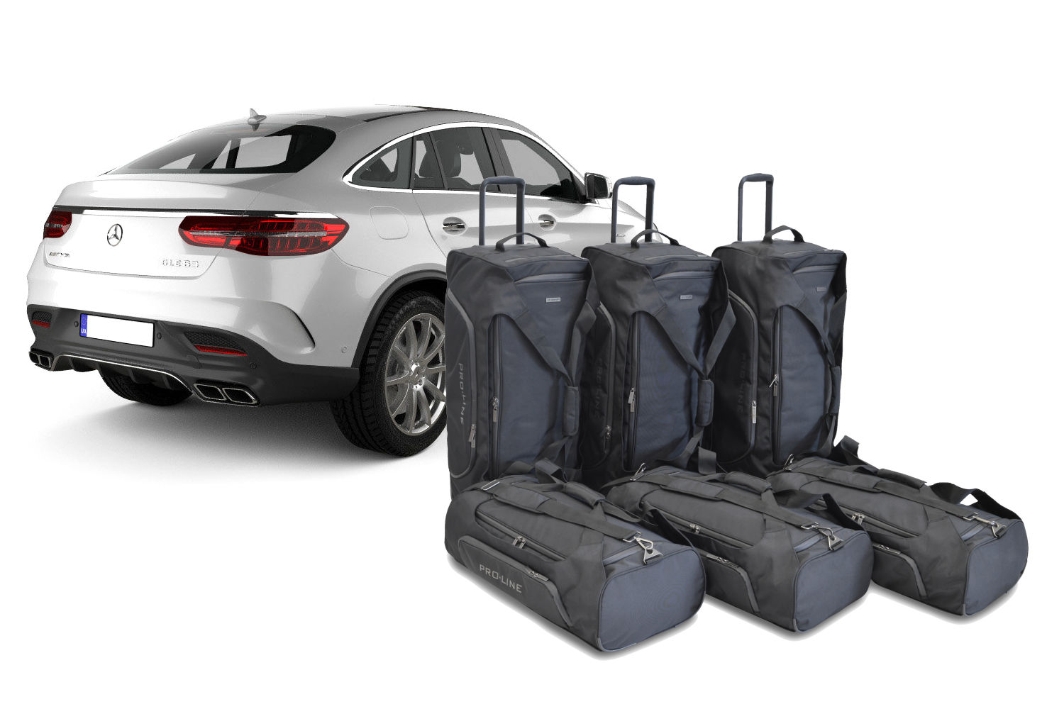 Travel bag set suitable for Mercedes-Benz GLE Coupé (C292) 2015-2019 Pro.Line