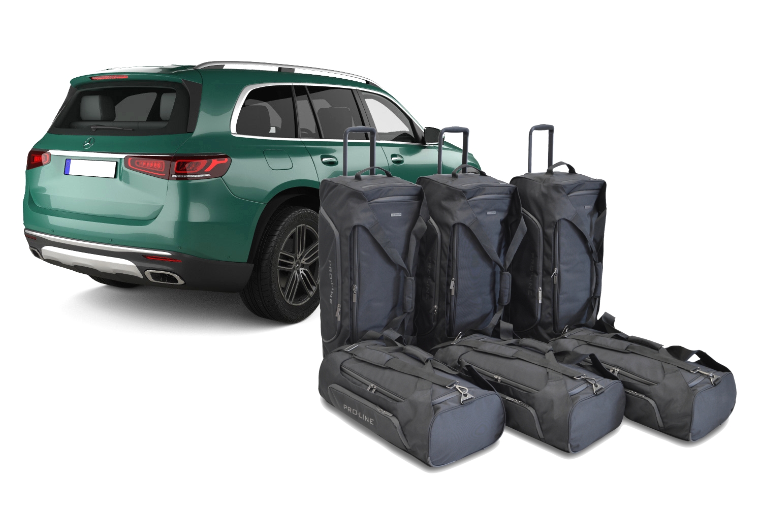 Travel bag set suitable for Mercedes-Benz GLS (X167) 2019-present Pro.Line