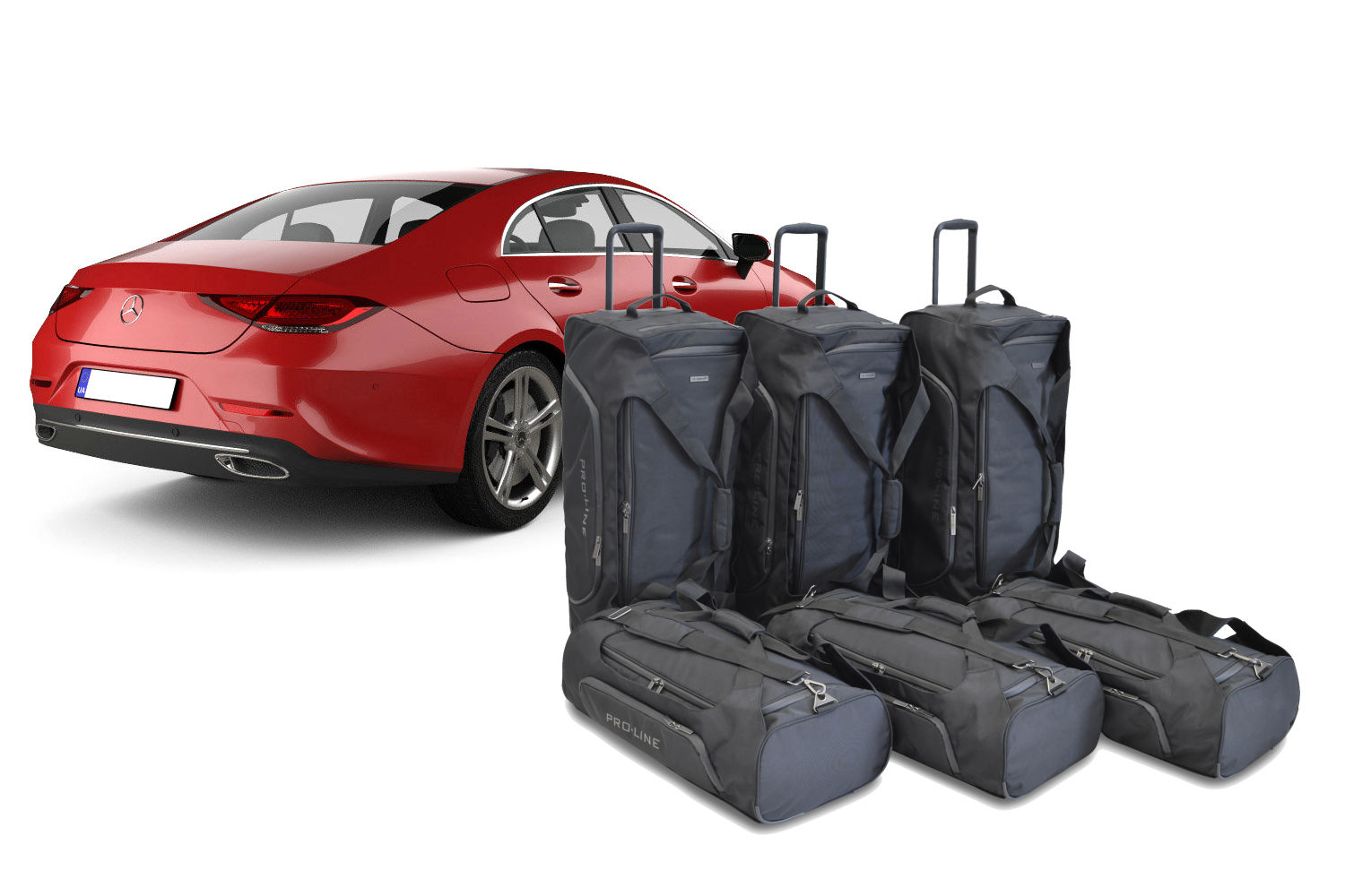 Travel bag set suitable for Mercedes-Benz CLS (C257) 2018-present 4-door coupé Pro.Line
