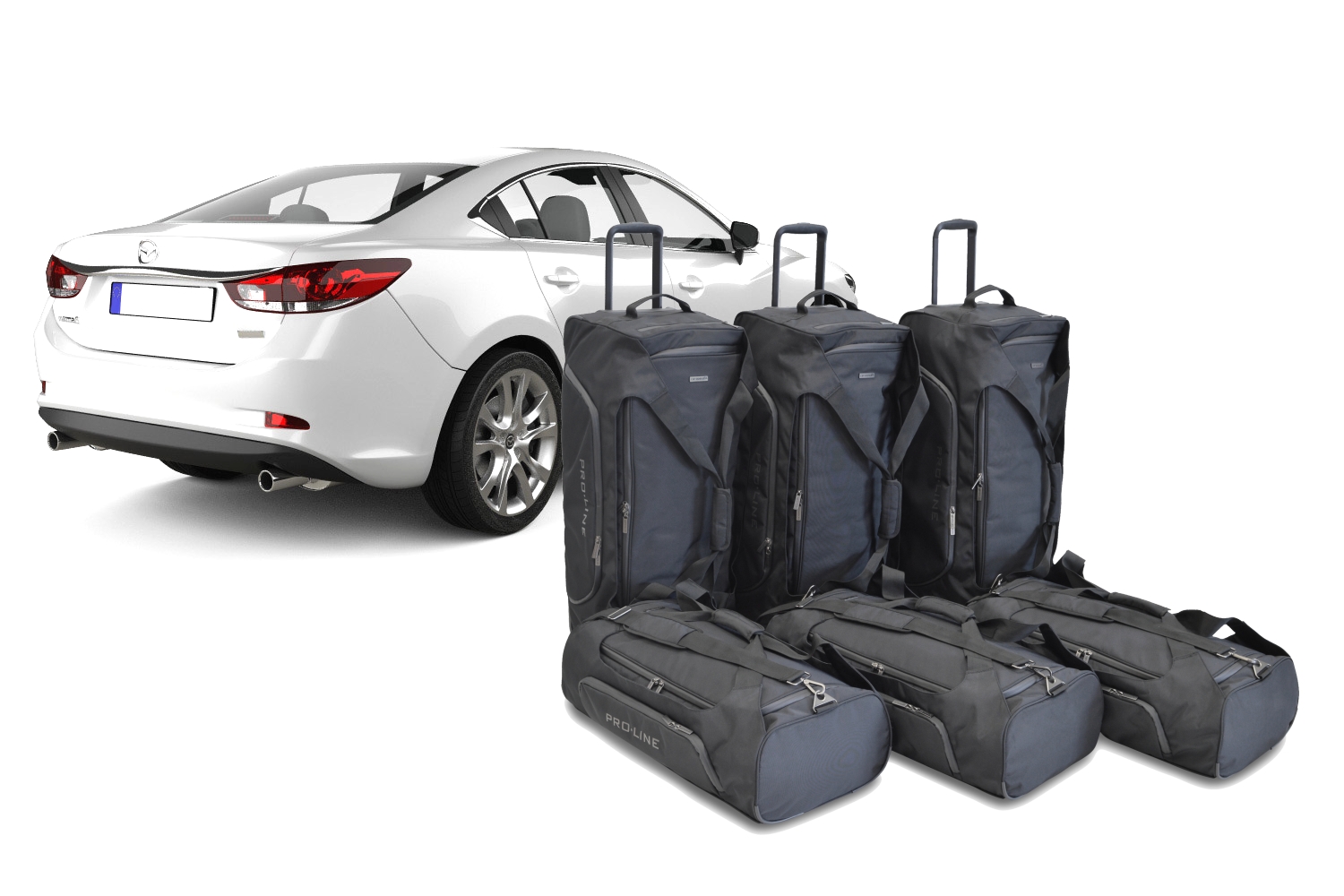 Set de sacs de voyage convient à Mazda6 (GJ) 2012-présent 4 portes tricorps Pro.Line