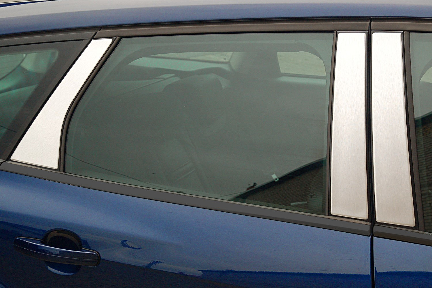 B-stijl lijsten geschikt voor Ford Focus III 2010-2014 5-deurs hatchback aluminium